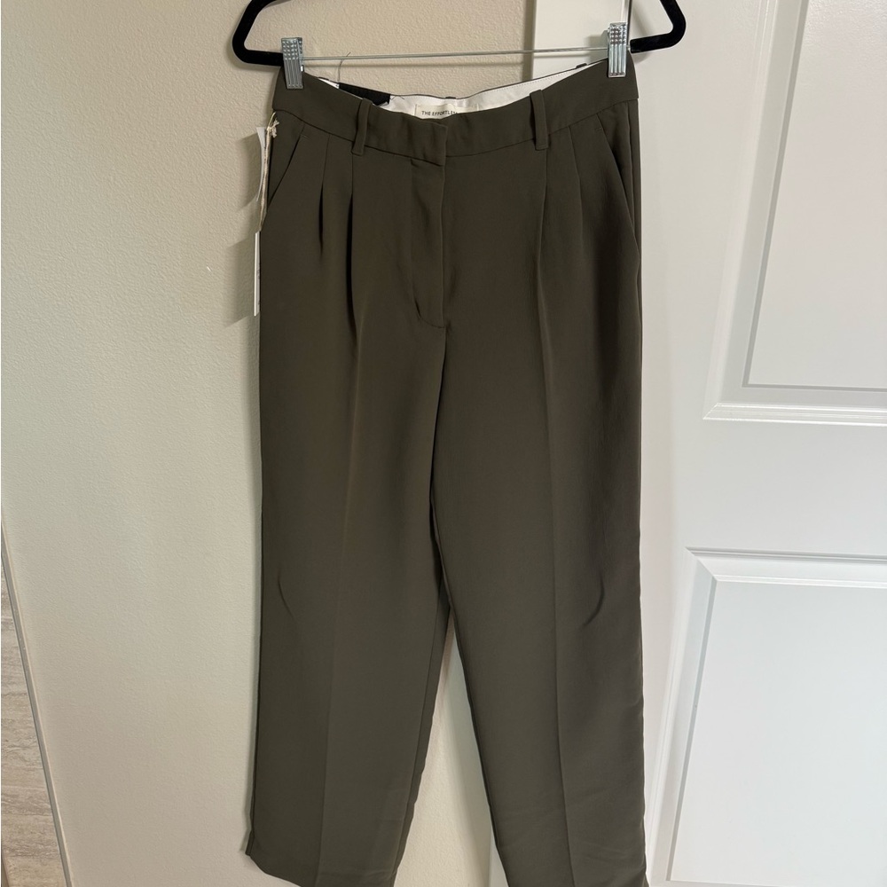Aritzia Olive Green Trousers